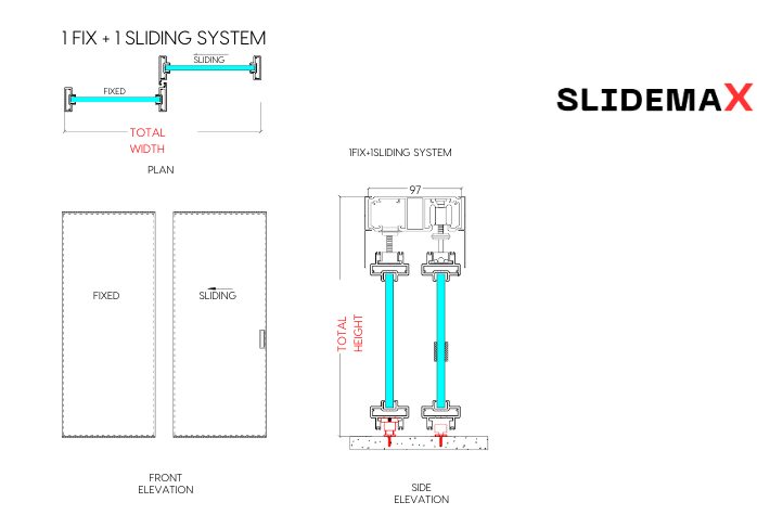 Drax room partition system slidemax fix