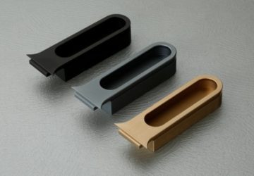 Halo profile shutters horizontal handle