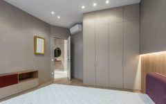 minimalist laminated wardrobe